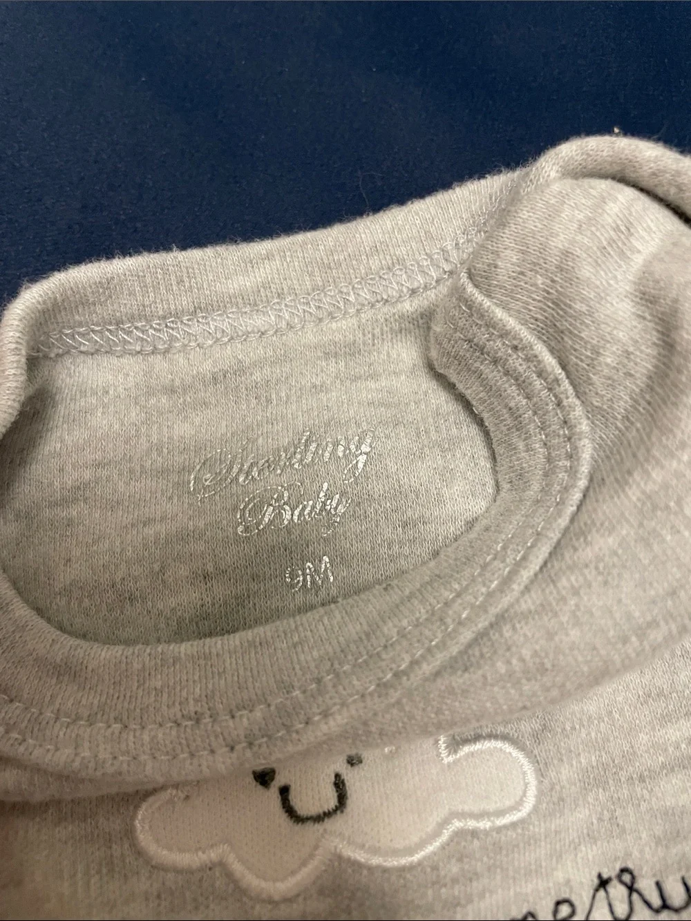 9M baby outfit - pants, onesie, hat